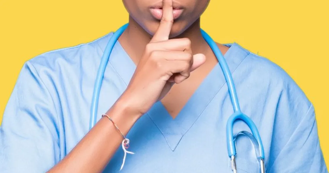doctor shushing