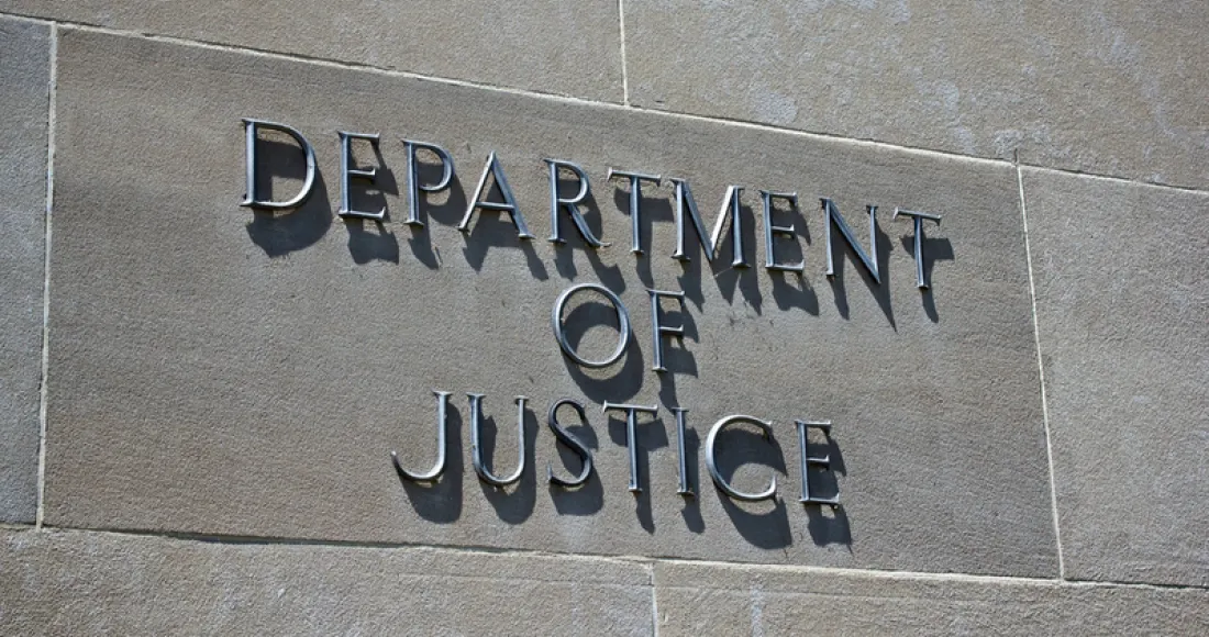 department of justice sign